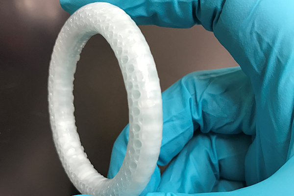 AnelleO, a company founded by Rahima Benhabbour, a faculty member at the UNC Eshelman School of Pharmacy, is developing the first 3-D printed intravaginal ring designed to treat a women’s health condition.