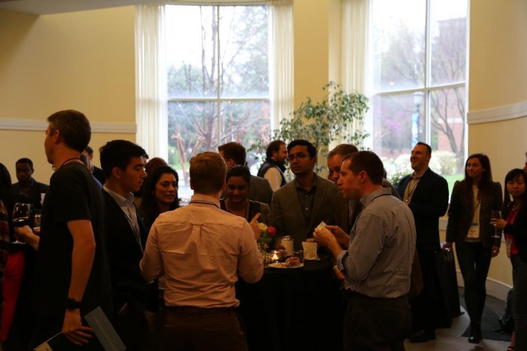 Student reception at the VCIC MBA Global Finals