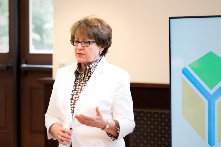 Judith Cone, vice chancellor for innovation, entrepreneurship and economic development, discusses social innovation at UNC-Chapel Hill