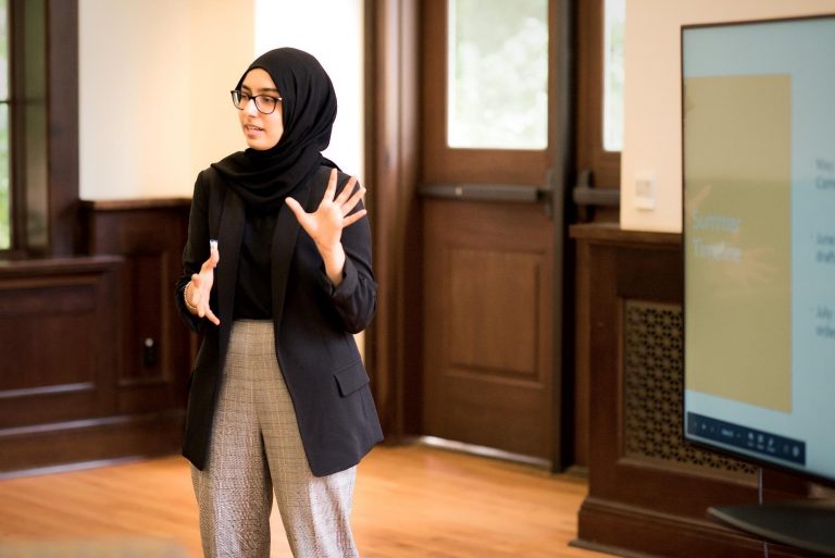 Student: Anum Imran; Venture: Traditional Kitchens; Focus: Social connection and economic empowerment for refugee women